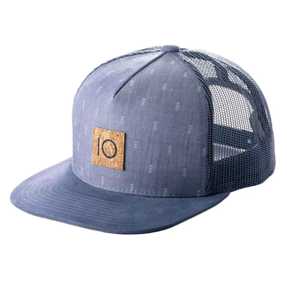 Tentree Elevation Trucker Hat with Cork Patch Logo
